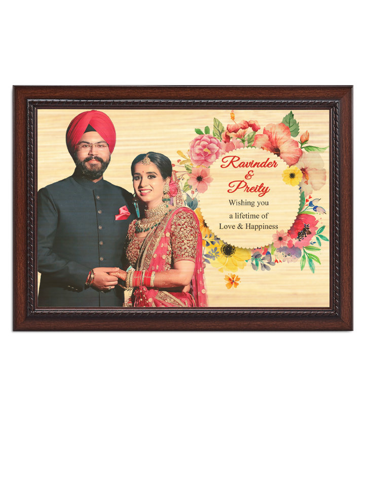 Multicoloured Printed Wooden Photo Frame WPF 1813