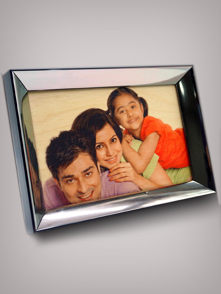 Multicoloured Printed Wooden Photo Frame PWPF 96