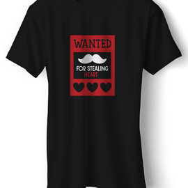 Wanted | T Shirt For Her | Unisex Cotton T Shirt | Round Neck Regular Fit