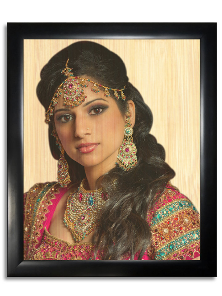 Multicoloured Printed Wooden Photo Frame WPF119