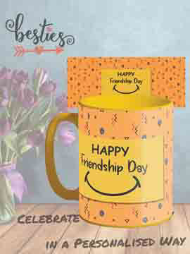 Friendship Day Yellow Coffee mug