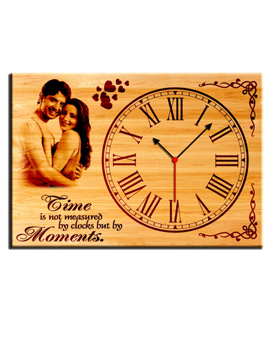 Personalised Clock With Photo Frame (WEC-1)