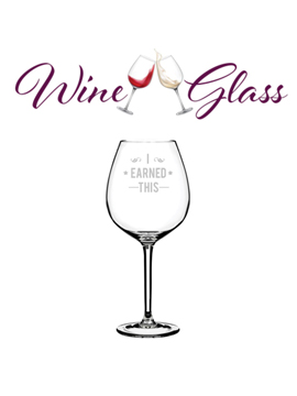 Personalised Sand Carved Wine Glass Small