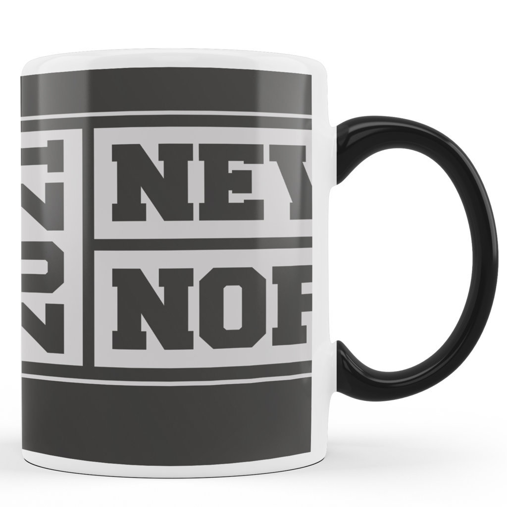 Printed Ceramic Coffee Mug | New Normal 2021 |Happy New Year 2021 Mug | 325 Ml 